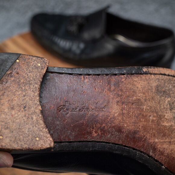 Florsheim Imperial Ritz Kangaroo Leather Moccasin Loafers 9 B - Picture 10 of 10